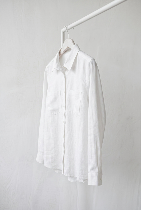 Rosalind White Linen Shirt