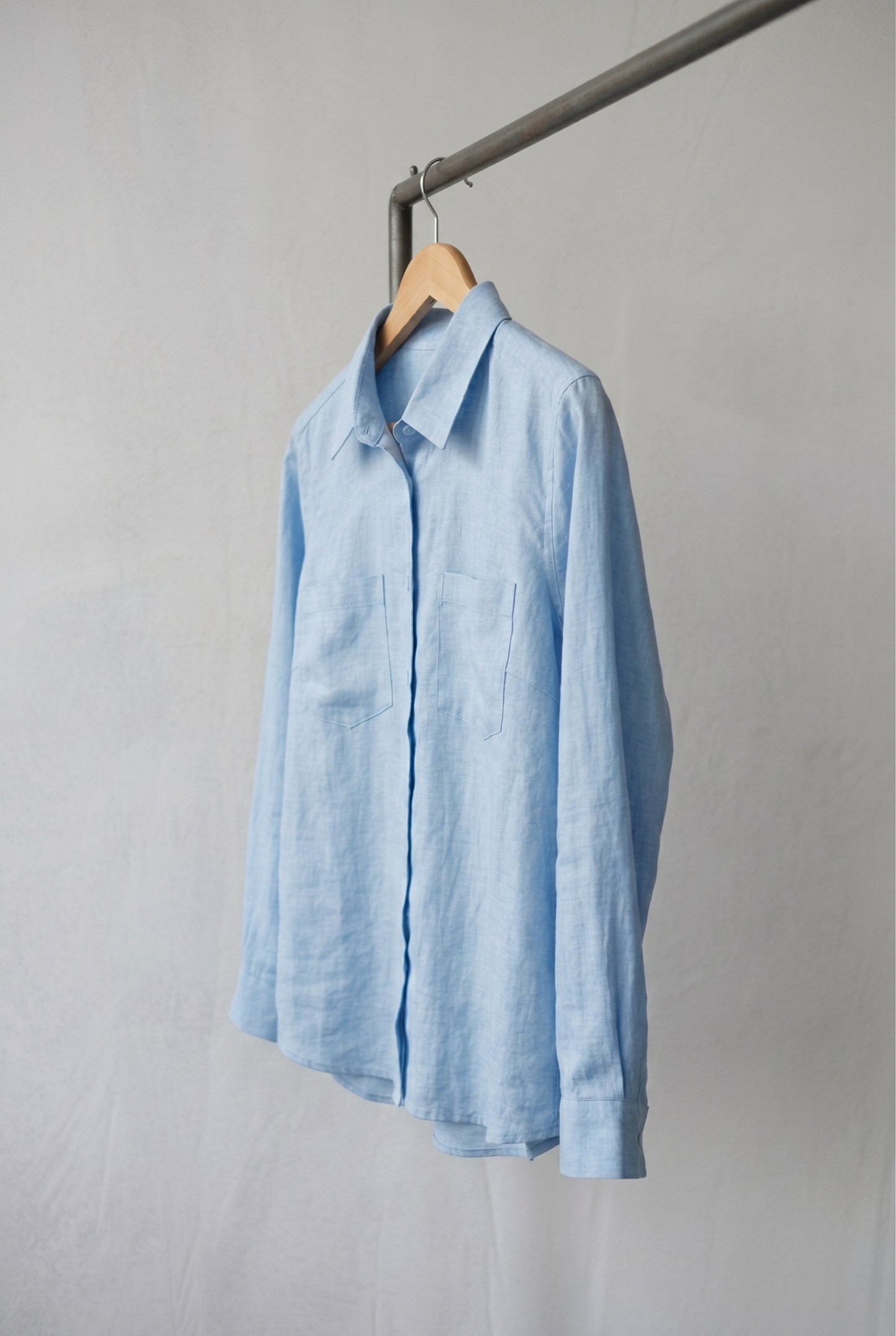 Margot Light Blue Linen Shirt
